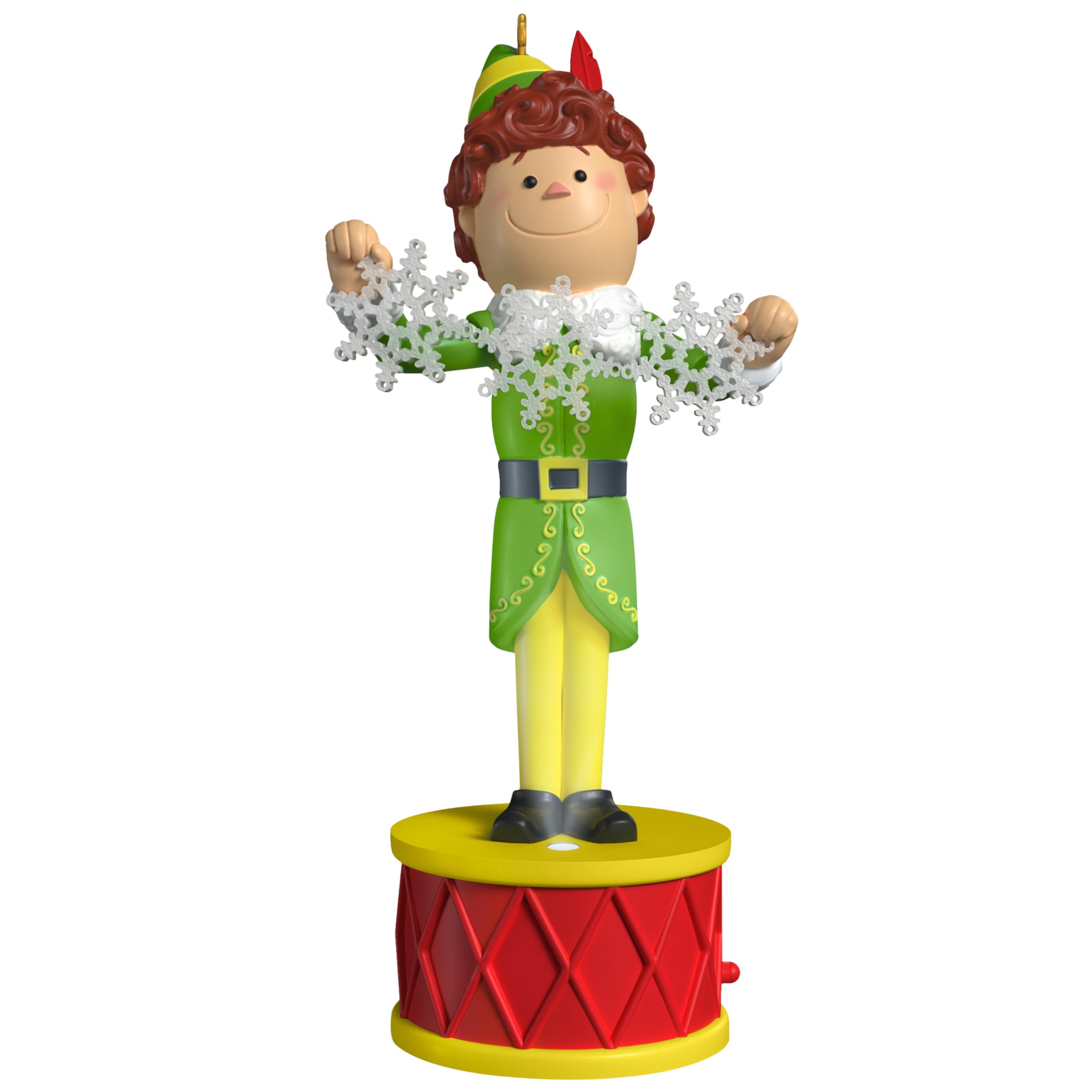 Hallmark Keepsake Christmas Ornament 2025, Elf Collection Buddy The Elf with Light and Sound, Christmas Movie Gifts