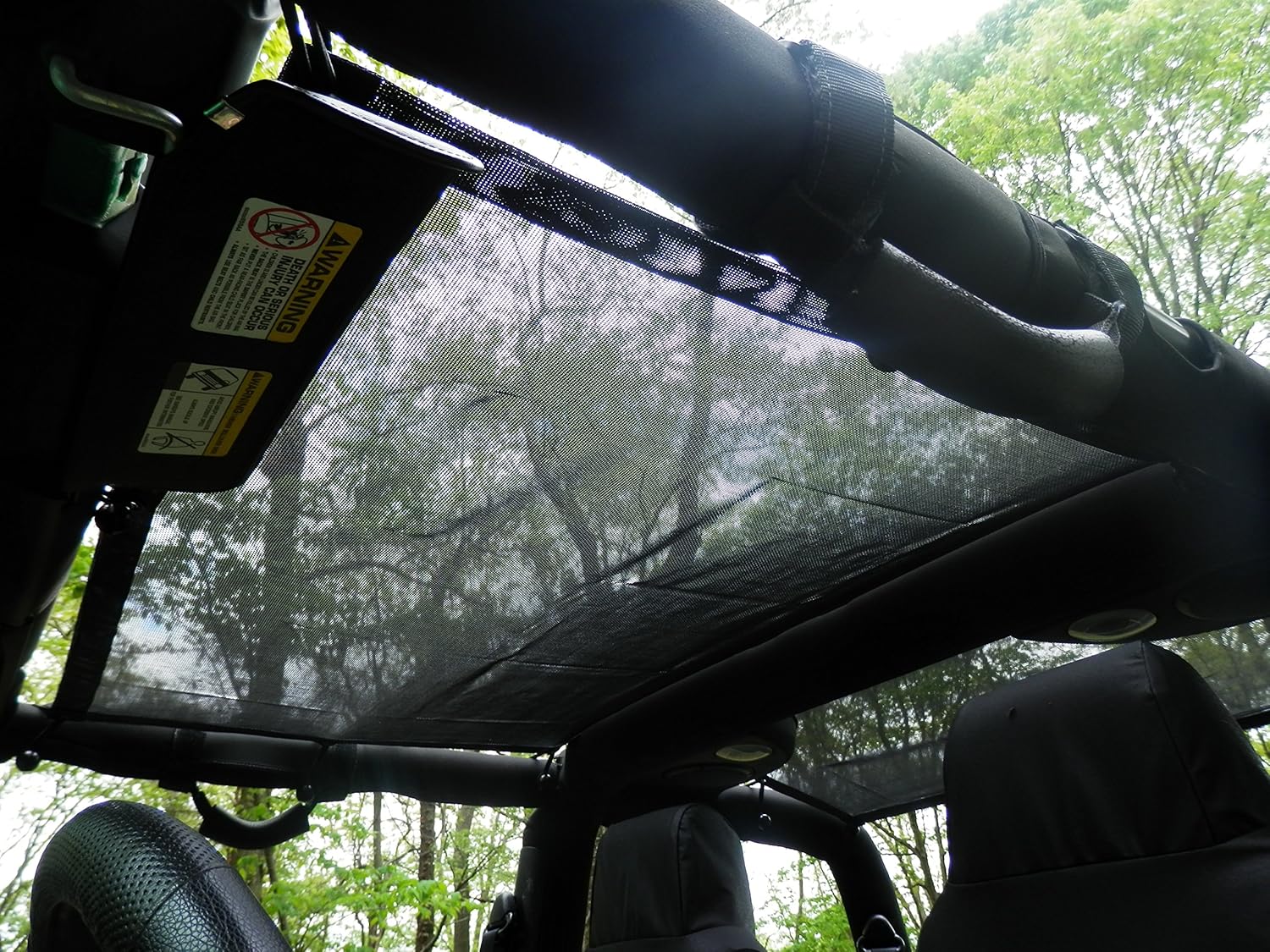 Amazon.com: ALIEN SUNSHADE Jeep Wrangler Mesh Bikini Top Cover Provides UV  Protection for Your TJ (1997-2006) Original Black: Automotive