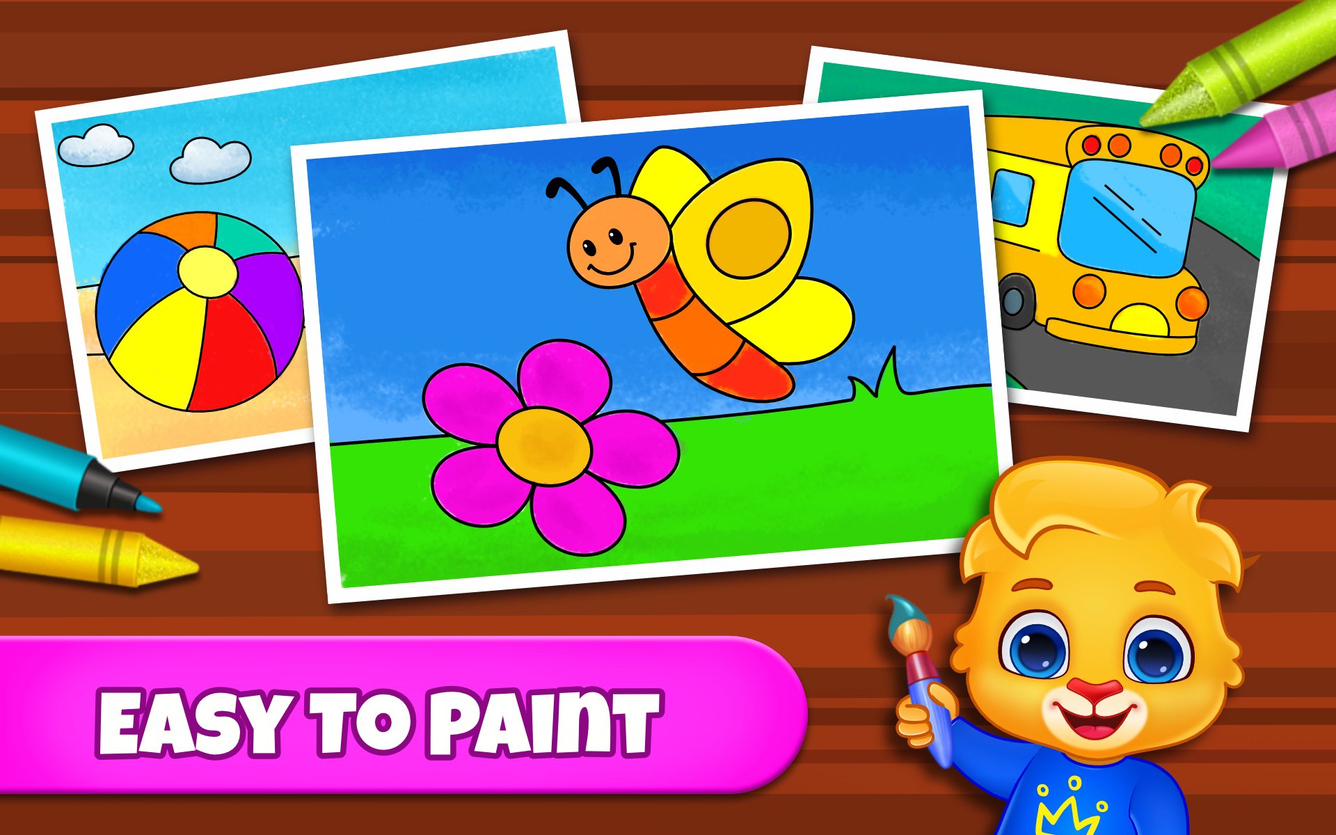 Coloring Games Coloring Book Painting Glow Draw Color By Numbers 