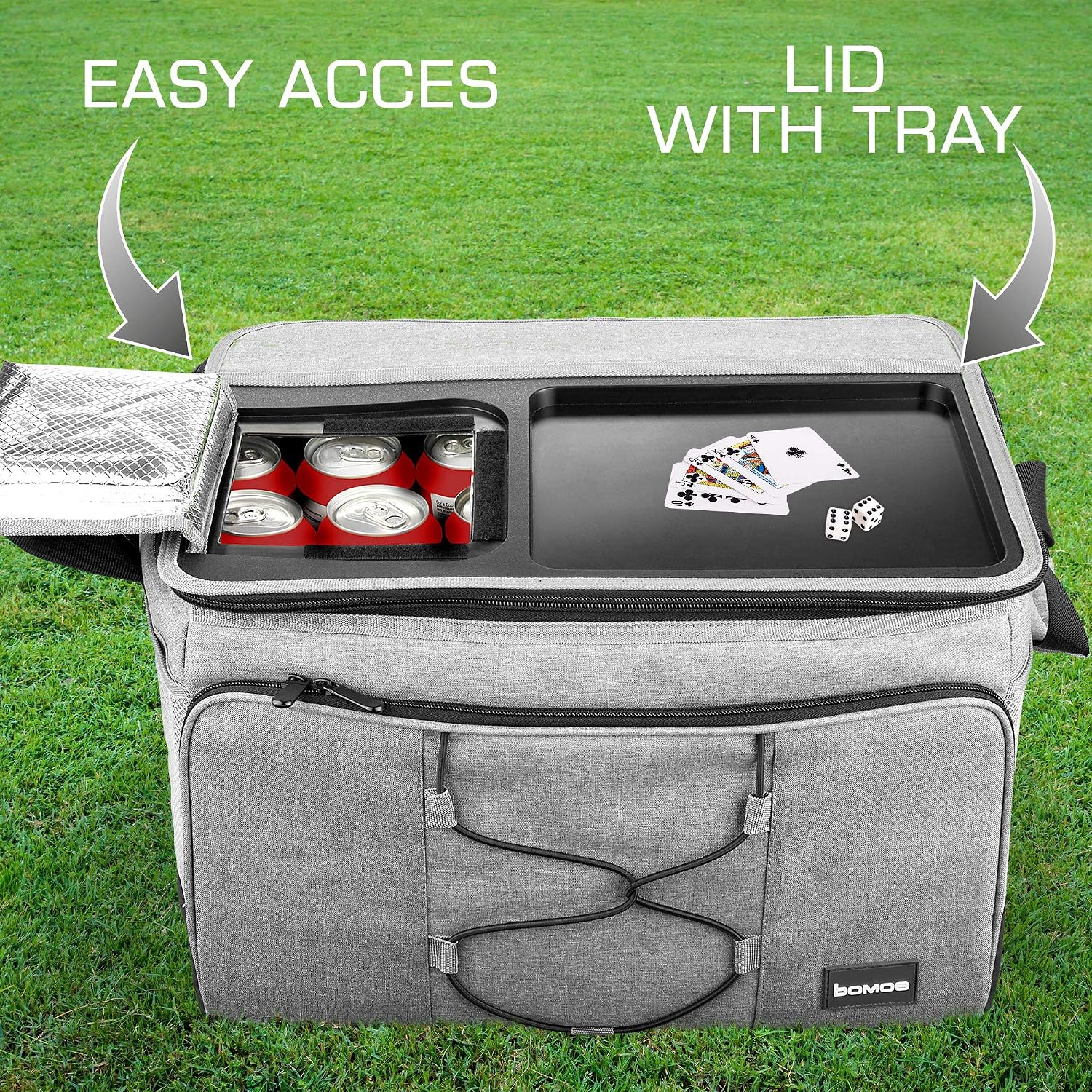 bomoe 45 Litre Foldable Cooler Bag, Cool Box with 16h Cooling Function & Carrying Handles - Image 4
