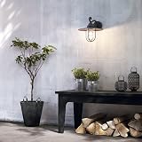 Philips Pasture Outdoor Wall Light IP44 Aluminium Black E27 Bulb Sold Separately view 2