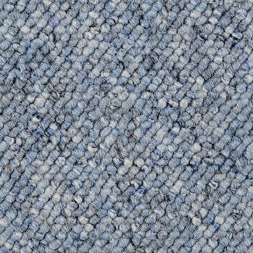 BODENMEISTER BM72181 Teppichboden Auslegware Meterware Schlinge blau 200, 300, 400 und 500 cm breit, verschiedene Längen, Var