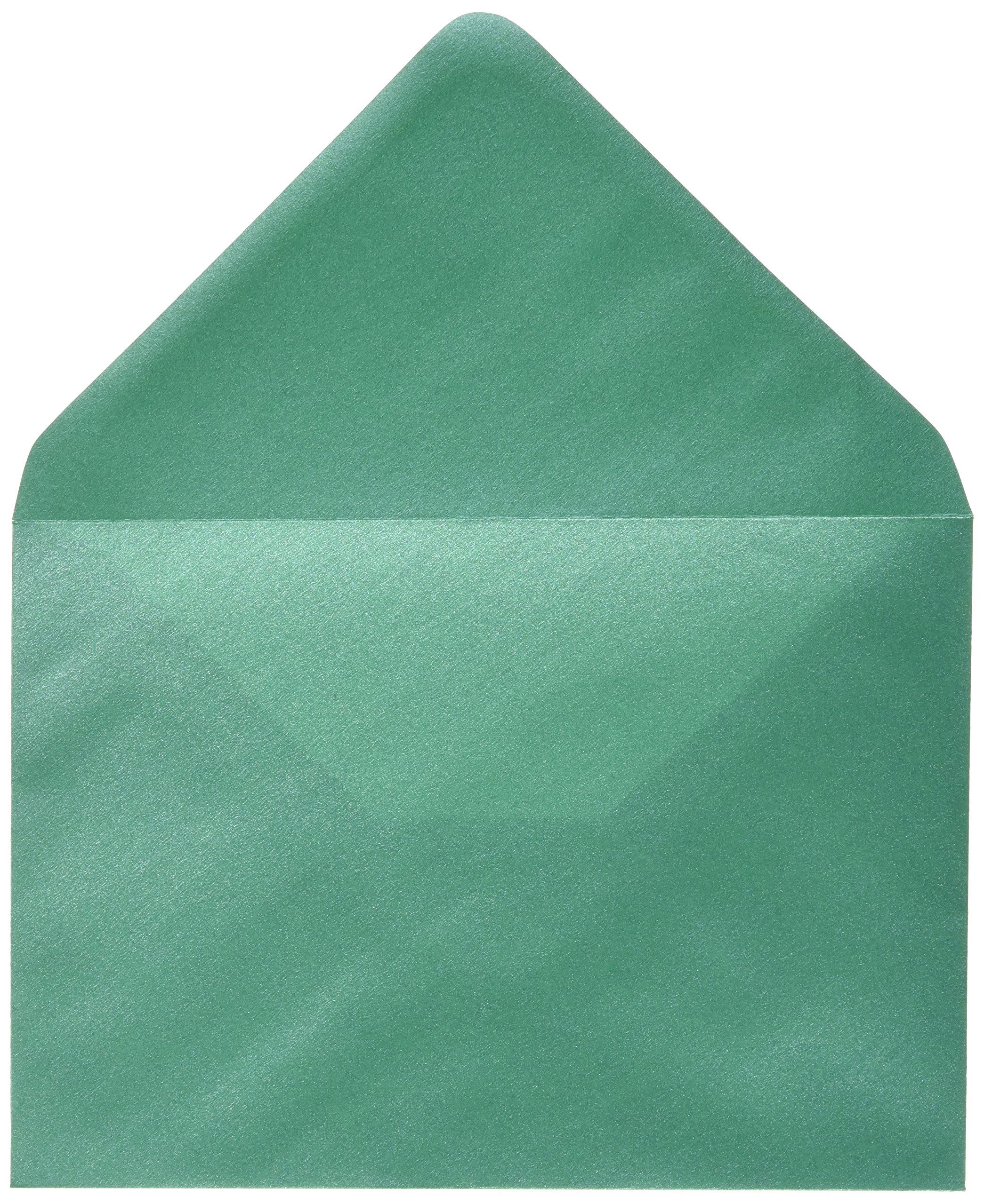 Pearlised C6 Envelope - Christmas Green (Pack of 5)