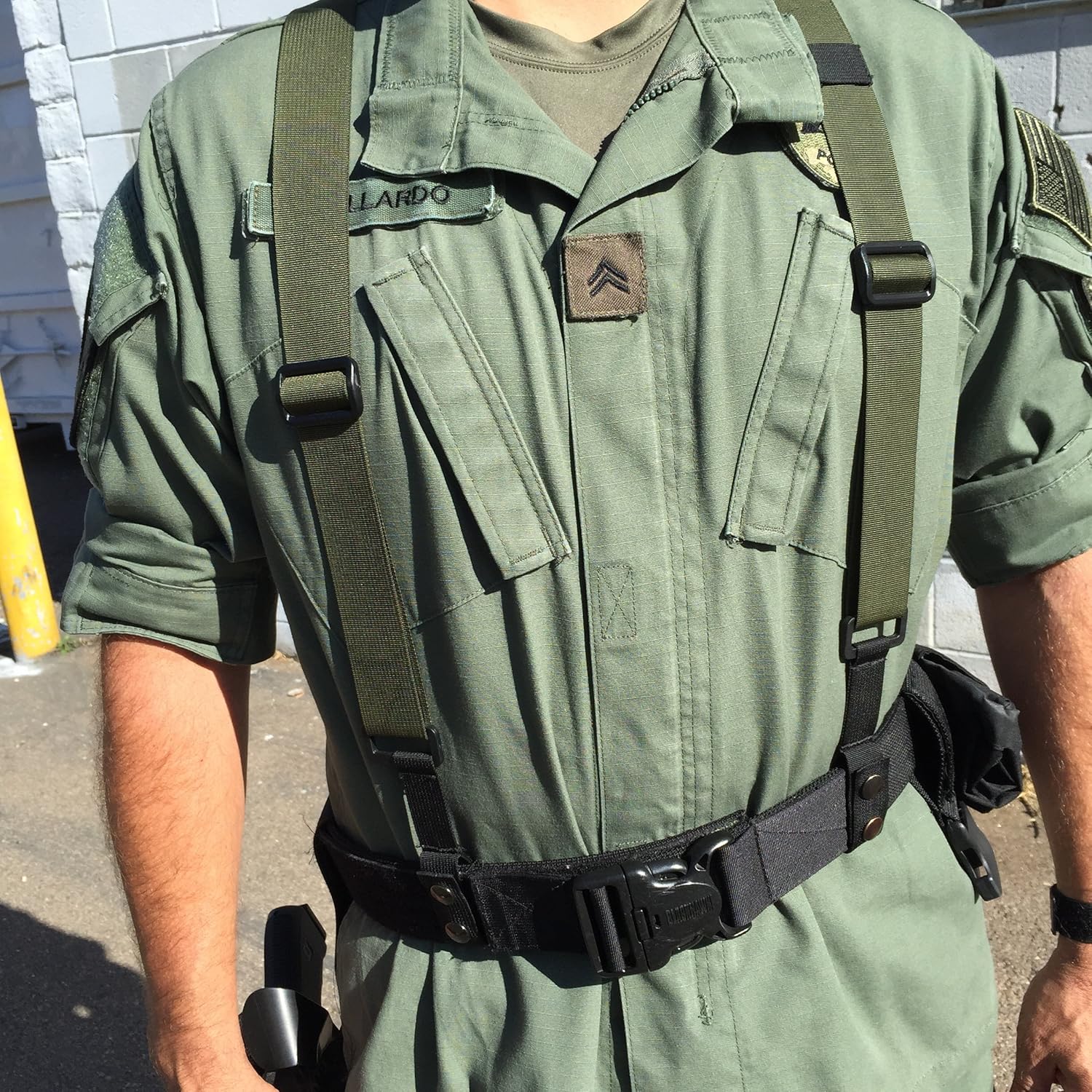 Bala Gear Suspender/harness for Duty Belt (OD Green) Apparel