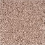 THE RUGS Living Room Shaggy Rug 120x120 Beige 30mm Thick Easy Clean view 6