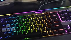 Amazon Com Corsair K95 Rgb Platinum Mechanical Gaming Keyboard 6x Programmable Macro Keys Usb Passthrough Media Controls Tactile Quiet Cherry Mx Brown Rgb Led Backlit Video Games