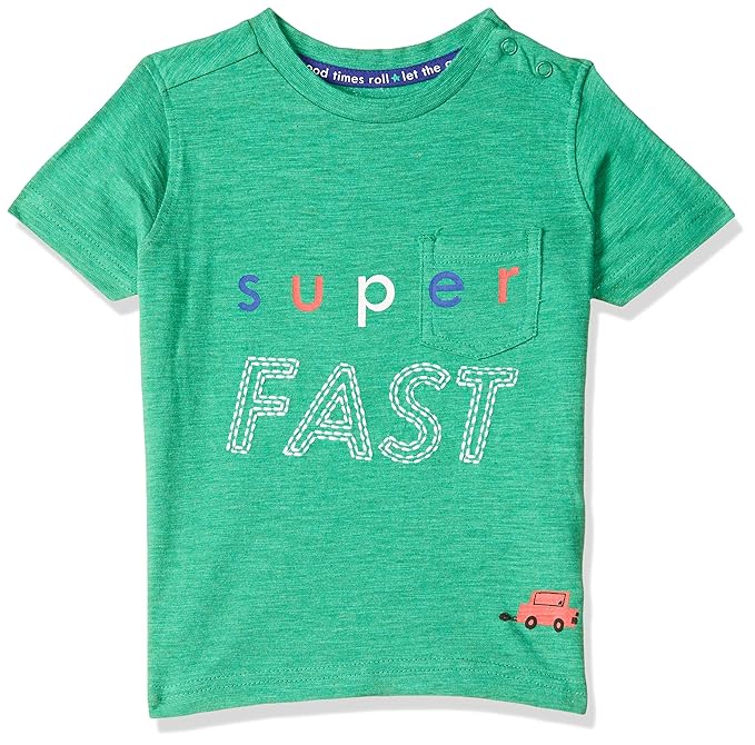 Baby Boys Animal Print Regular fit T-Shirt