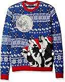 Blizzard Bay Men's 3 Wolf Moon Crew Neck Ugly