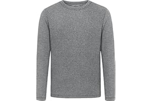 WVQ Youth Neon Shirts Dry Fit Long Sleeve Athletic T-Shirts Boys Girls UPF 50+ Quick Dry Neon Shirt for Kids 2T to Youth