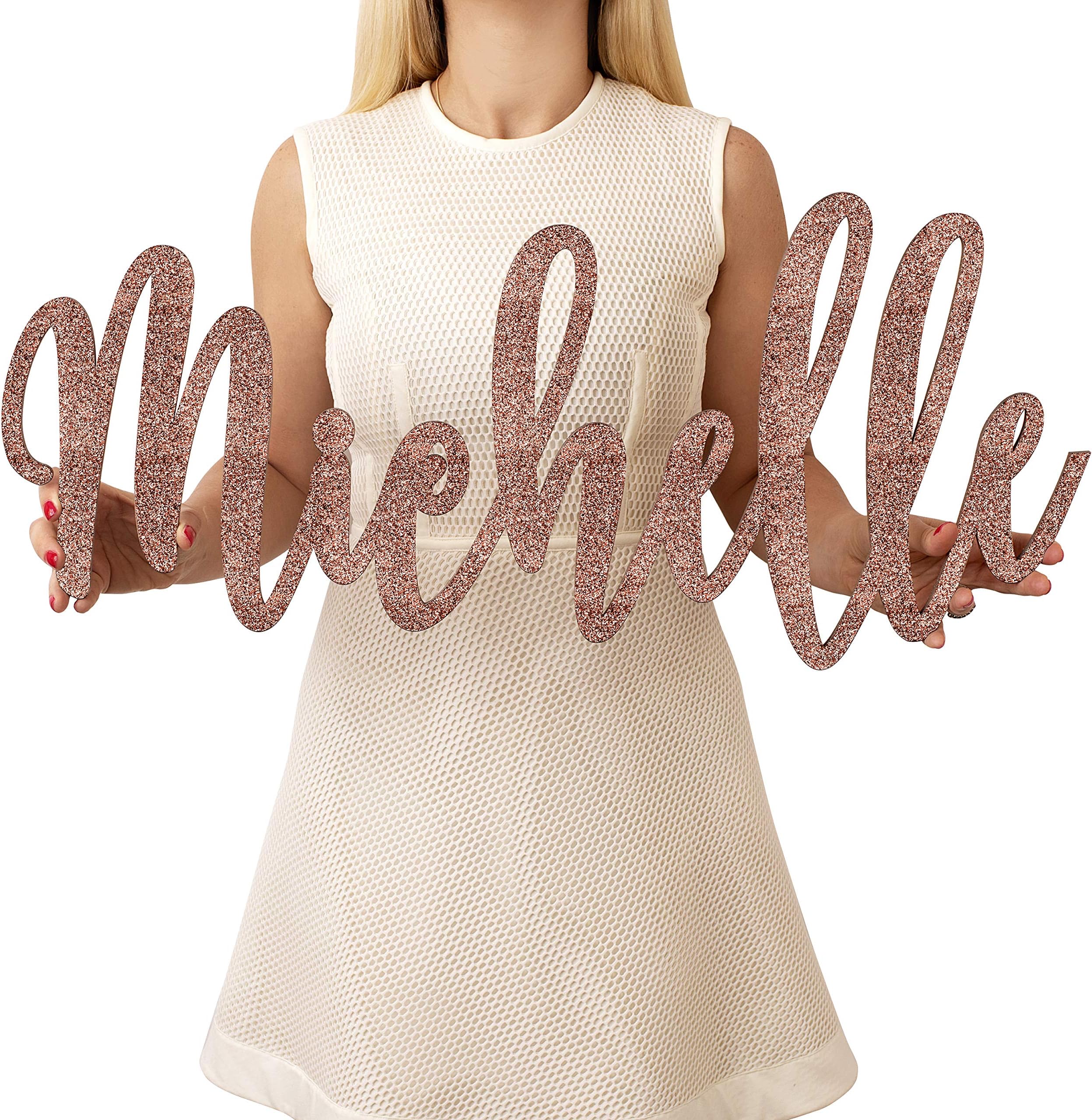 Custom Wooden Name Sign - 10", 15", 20", 25", 30" 21 Colors & 10 Fonts, Personalizados para Decorar, Personalized Name Plaques for Wall, Wood Letters for Nursery Decor, Above a Crib, Baby Room Gifts