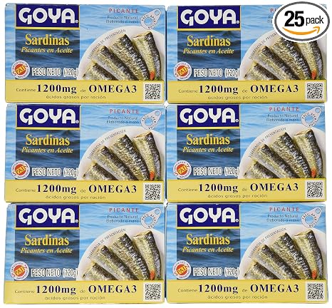 Goya premium sardines in spicy Oil (041331036115)