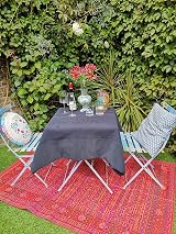 Talking Tables Red Boho Outdoor Rug 120x180cm Waterproof Plastic Mat view 5