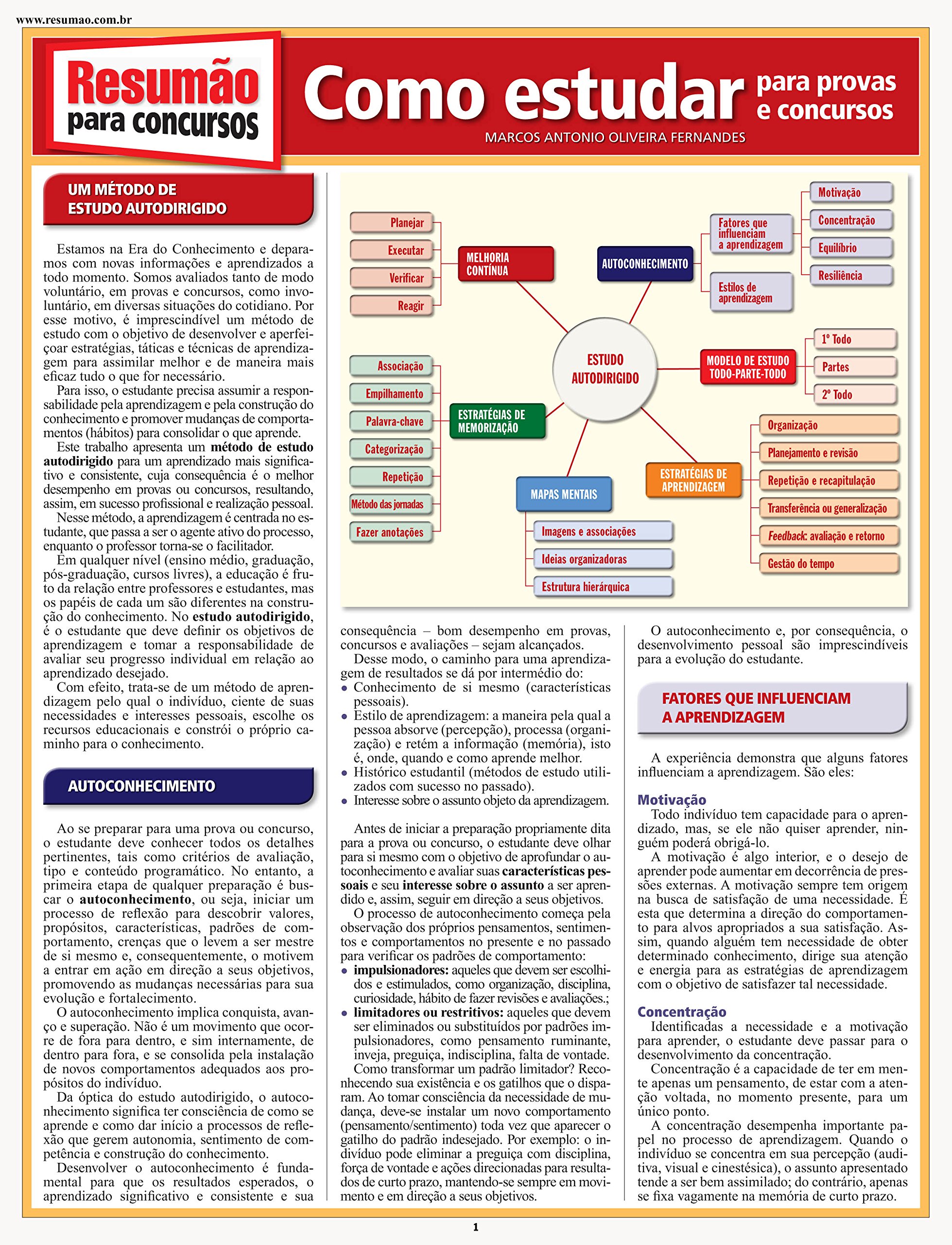 Como Estudar Para Provas e Concursos PDF Marcos Fernandes