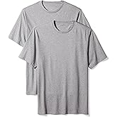 Amazon Essentials Men's Big & Tall 2-Pack Short-Sleeve Crewneck T-Shirt Shirt