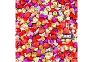 LAETAFOOD Valentine's Day Chocolate Candy Assortment - HERSHEY’S Bars, ROLO, KITKAT Bars, REESEScups and Hearts (3 Pound Bag - Approx. 170 Count)