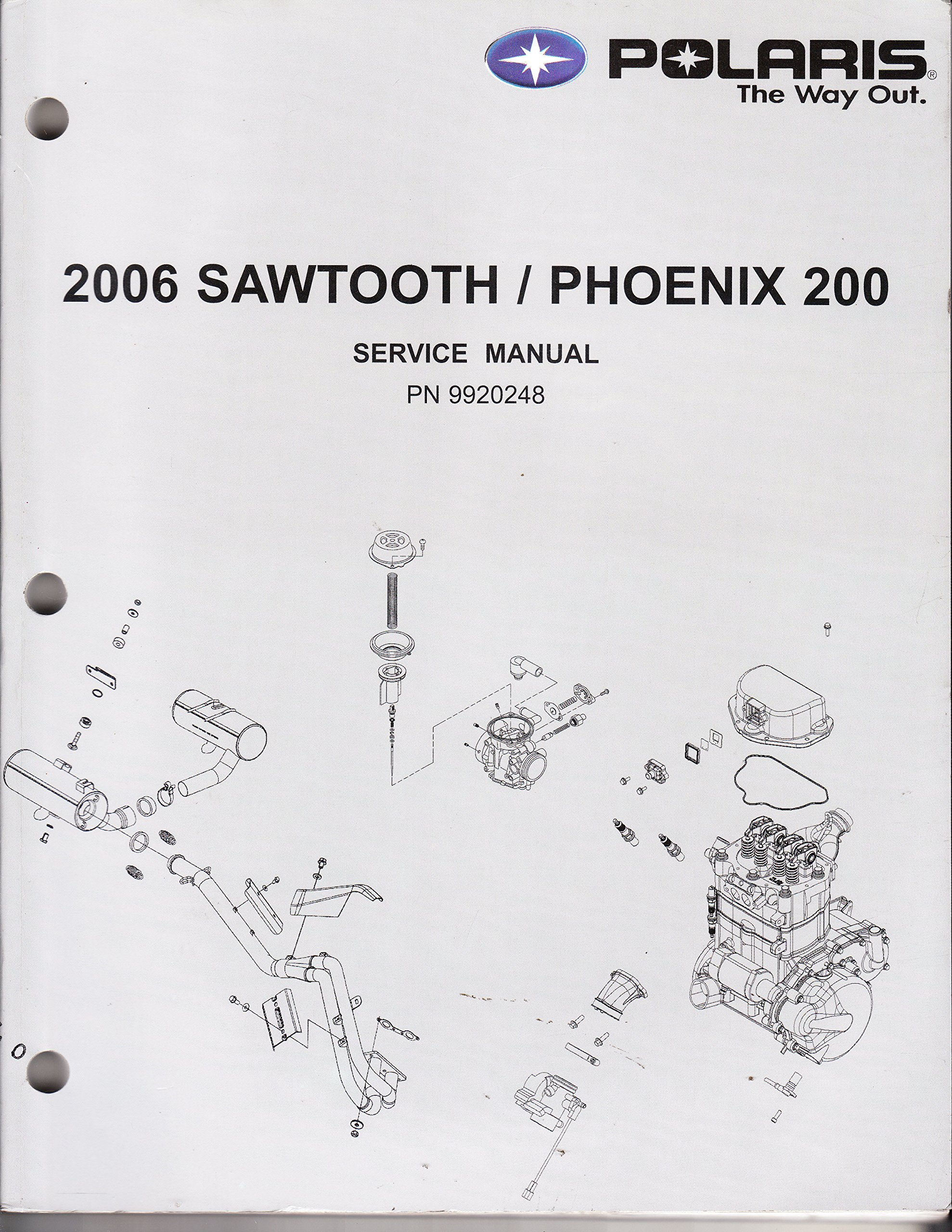 Polaris ATV 2006 Sawtooth / Phoenix 200 Service Repair Manual #9920248  Paperback – 2006