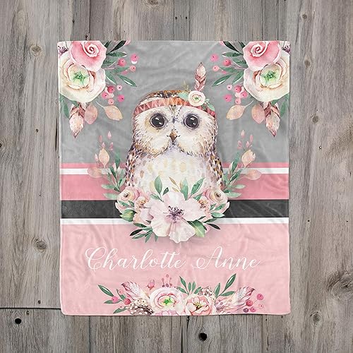 owl baby blanket