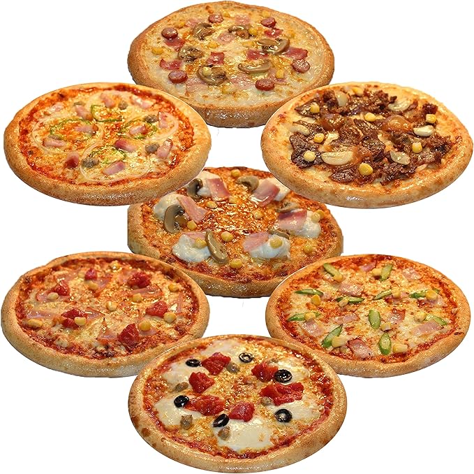 Amazon ピザ カンピオーネ 冷凍 ピザ 7枚bセット ミックスピザ 和風ビーフ アスパラベーコン ホワイトコンボ ポテトベーコン モッツアレラトマト 厚切りベーコン 手作り 国産小麦 使用 直径約 直径約22cm Pizza Campione 冷凍ピザ スナック 通販
