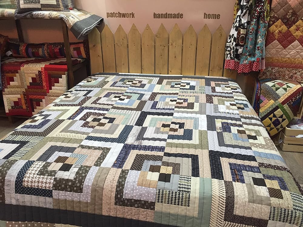 Handmade,Modern Patchwork Quilt,Loft,Double,King or Queen