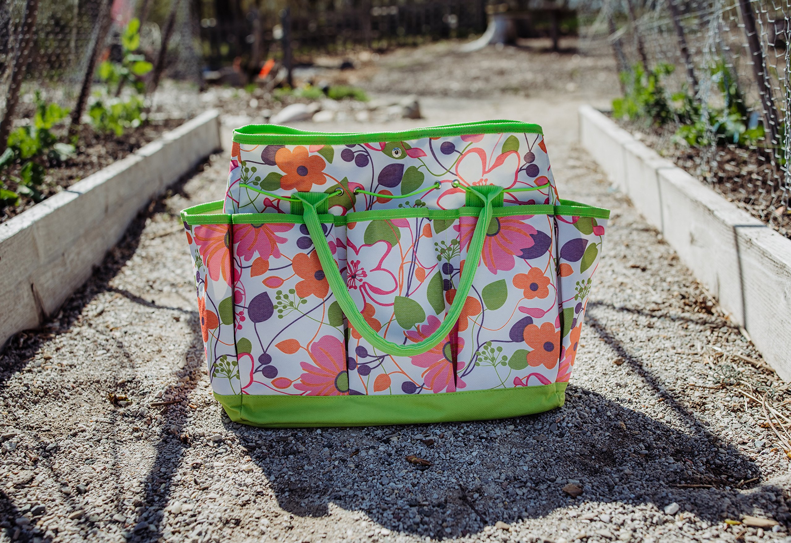Rowe Outdoors Garden Tool Bag Floral Garden Tool Bag Tote, Gardening