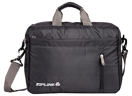 Zipline Synthetic 22 Liters Grey 14 Formal Briefcase (2121 - Gry)