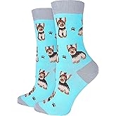 Women's Premium Comfort Animal Socks (yorkie socks)