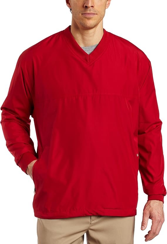 Antigua Men's National VNeck Pullover Windshirt Clothing