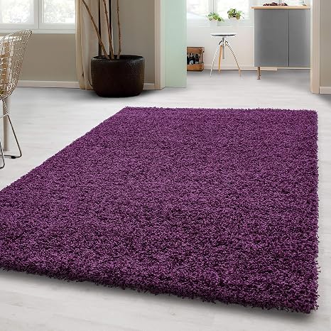 Hochflor Shaggy Teppich Fur Wohnzimmer Langflor Pflegeleicht