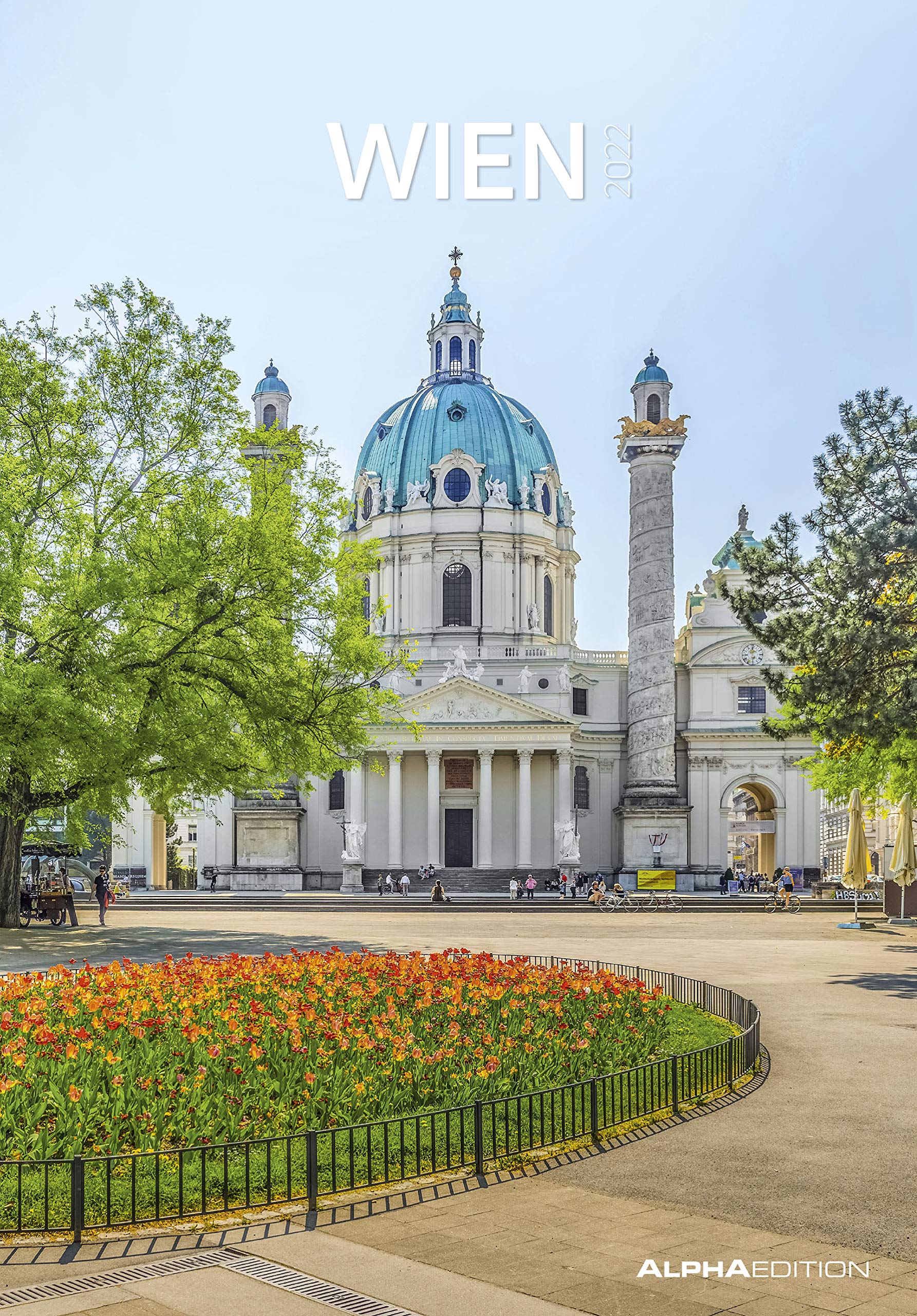 Wien 2022 - Format 24 x 34 cm - Wall Calendar, Wand-Kalender, Calendar, Alpha Edition