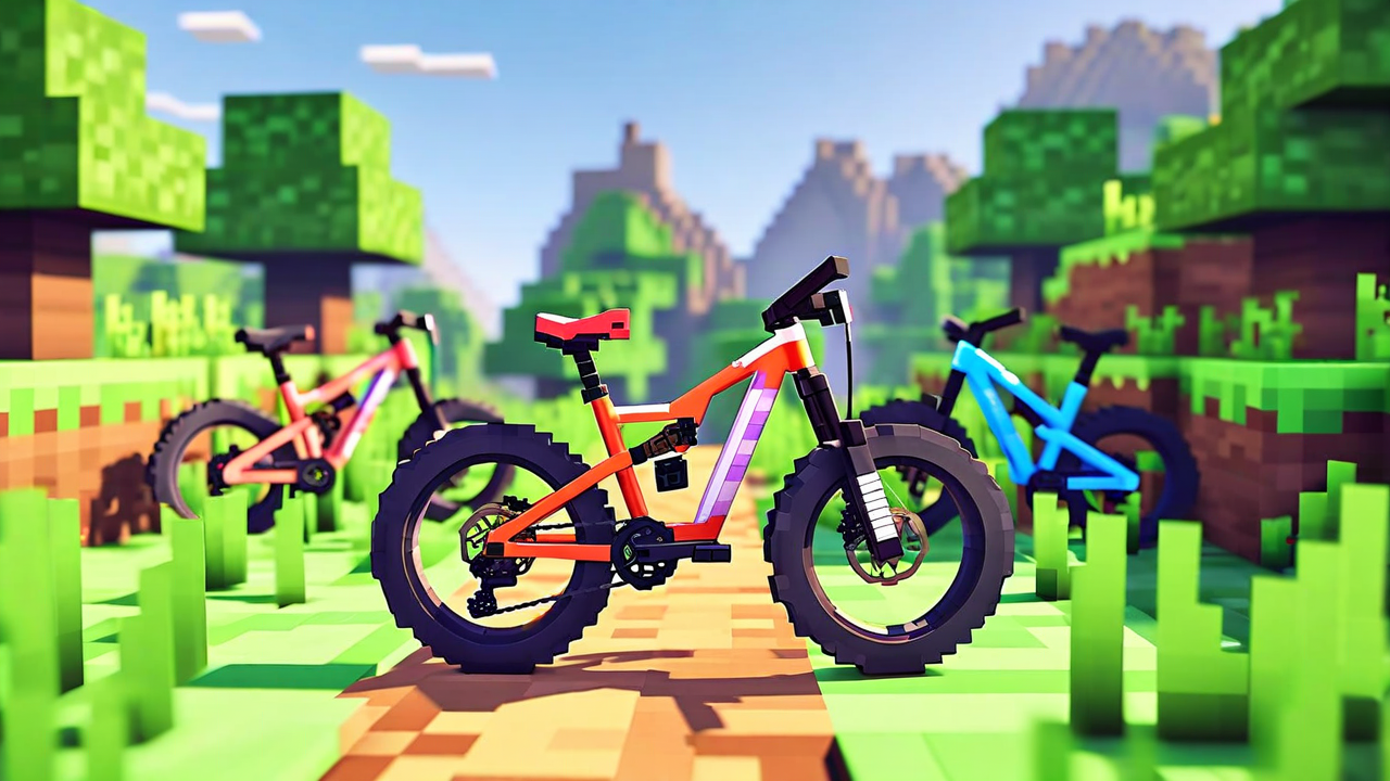 Bicycle Mod for Minecraft - Ride 6 Colors & Explore
