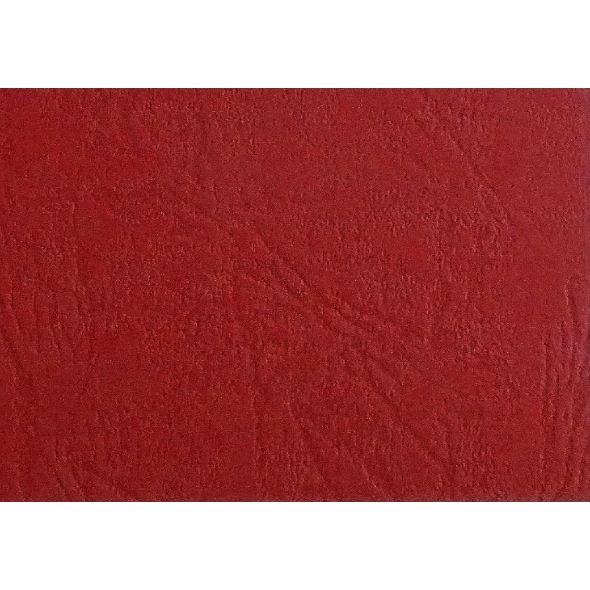 GBC CE040031 A4 Leather Grain Binding Covers 250gsm - Red