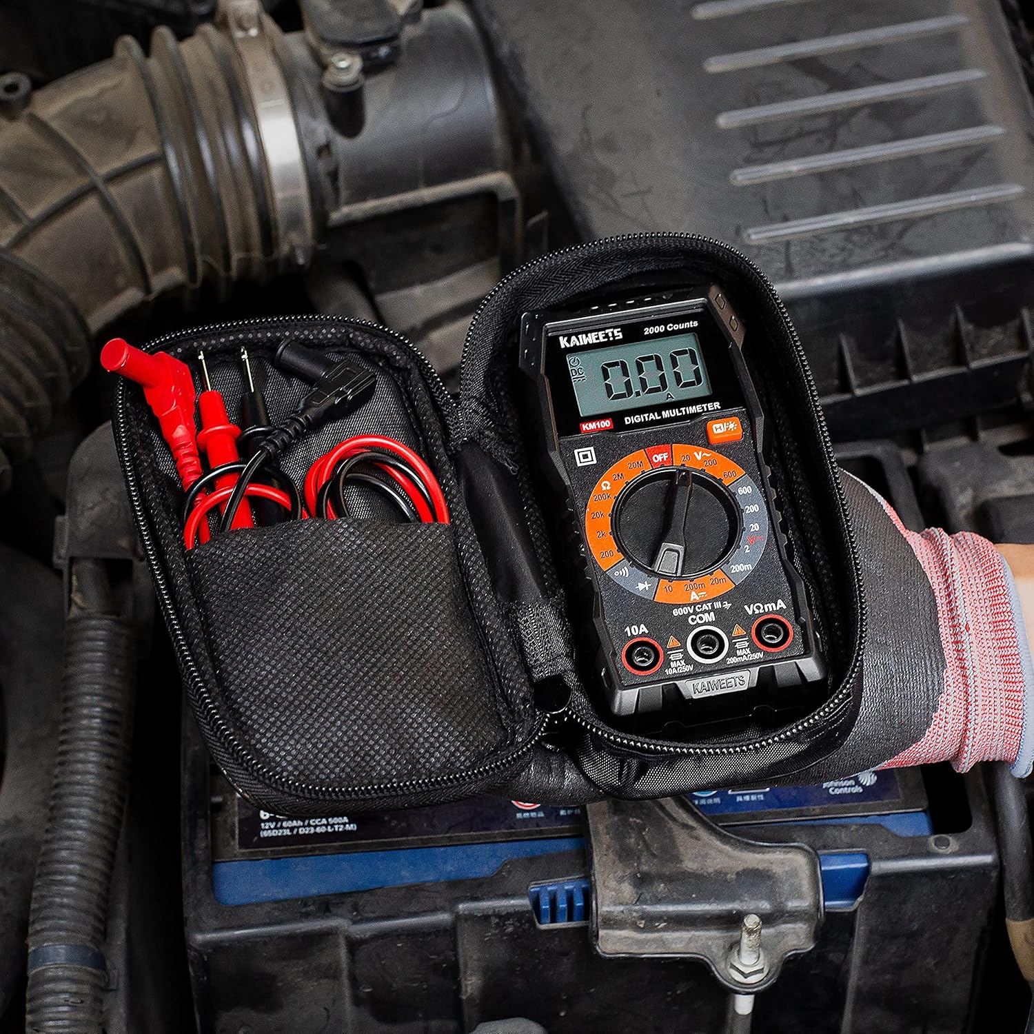 KAIWEETS Digital Clamp Meter HT206D with Multimeter KM100 tillescenter