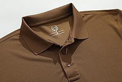 KAOKLRNI Men's Quick-Dry Active Polo Shirts Short