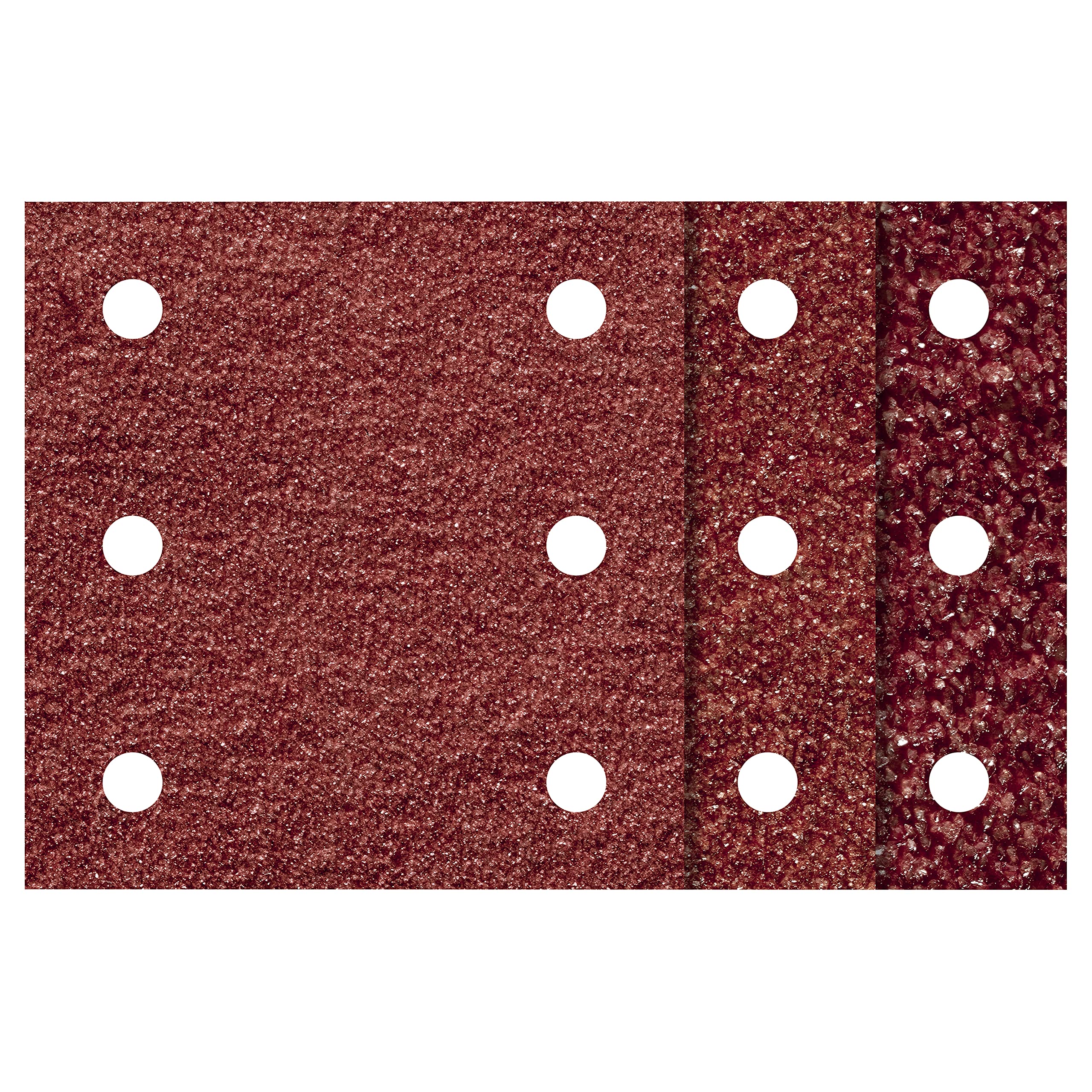 wolfcraft Easy-Fix Sanding Sheet Set for Wood/Metal, 100 x 115 mm, 10 Pcs. I 1761000