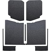 Design Engineering Headliner - Jeep Gladiator JT (2020-up) Black | Sound Deadening | Black Original Finish | Hardtop Insulation | Fits 2020+ Gladiator JT | 16-Piece | Made in USA