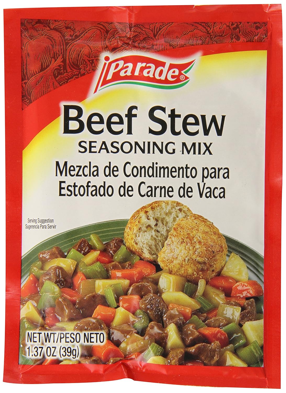 Parade Beef Stew Mix, 1 Ounce (Pack of 24) Grocery