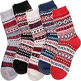 Anlisim Fuzzy Socks for Women, Soft Comfy Cozy Fluffy Thick Winter Warm Fleece Slipper Socks