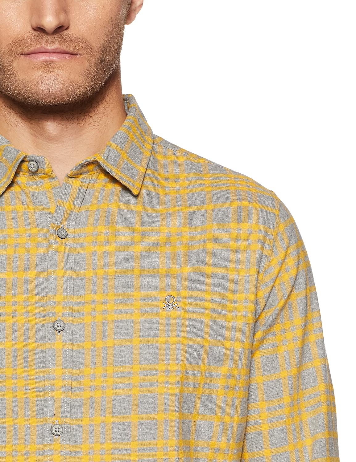 united colors of benetton men's dress shirt