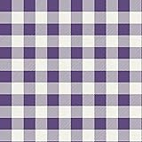 PBS Fabrics Buffalo Check, Eggplant, Organic Double