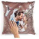 create your own sequin pillow