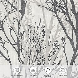 DriftAway Tree Branch Linen Lined Valance Double