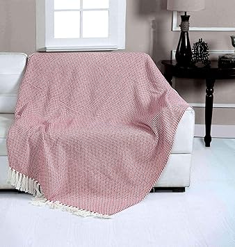 Fashion Throw 100 Soft Cotton Sofa And Couch Throw Blanket With