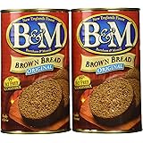 B & M Bread Brown Plain Pack of 2, Net WT 16 0z (1 LB) 453g