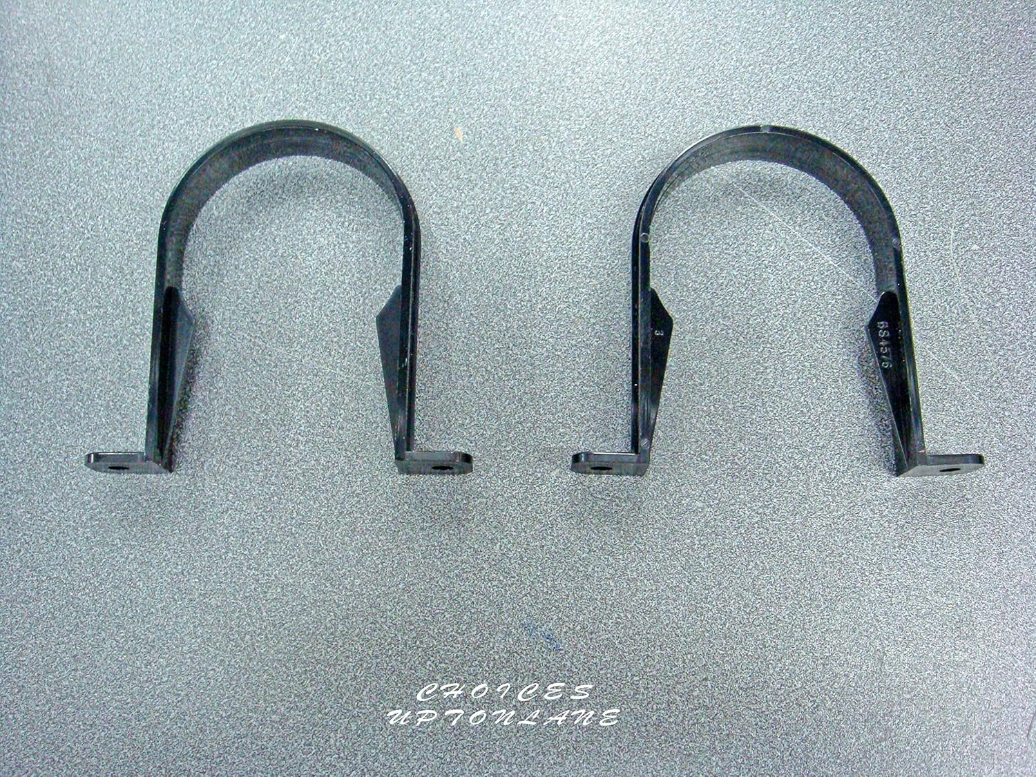 BLACK ROUND 68MM DOWN PIPE CLIPS (NUMBER OF CLIPS X 2) Amazon.co.uk