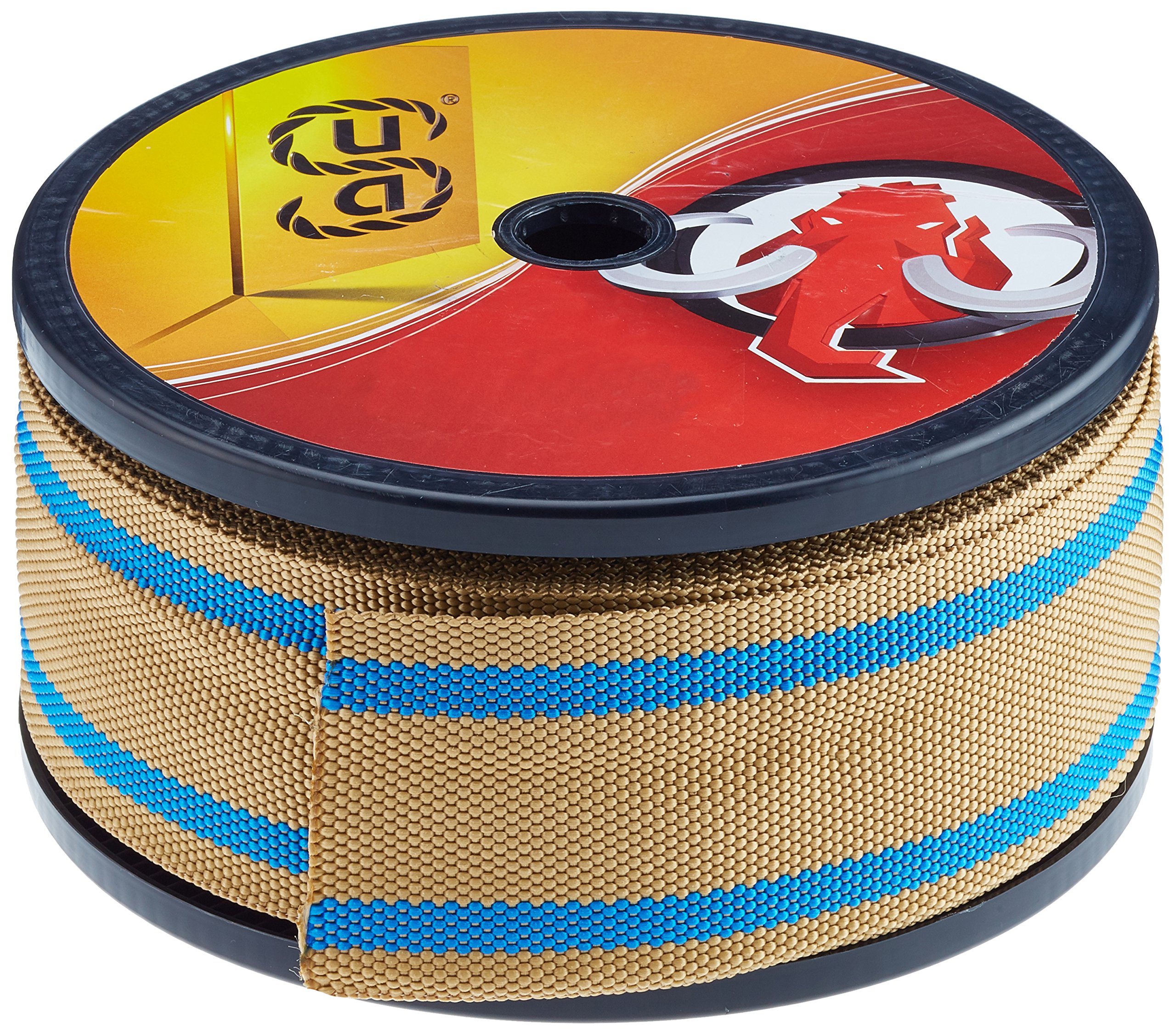 Mamutec Furniture Strap – 1 x 80 mm, Beige/Blue, 1501 – 08000 42/0/