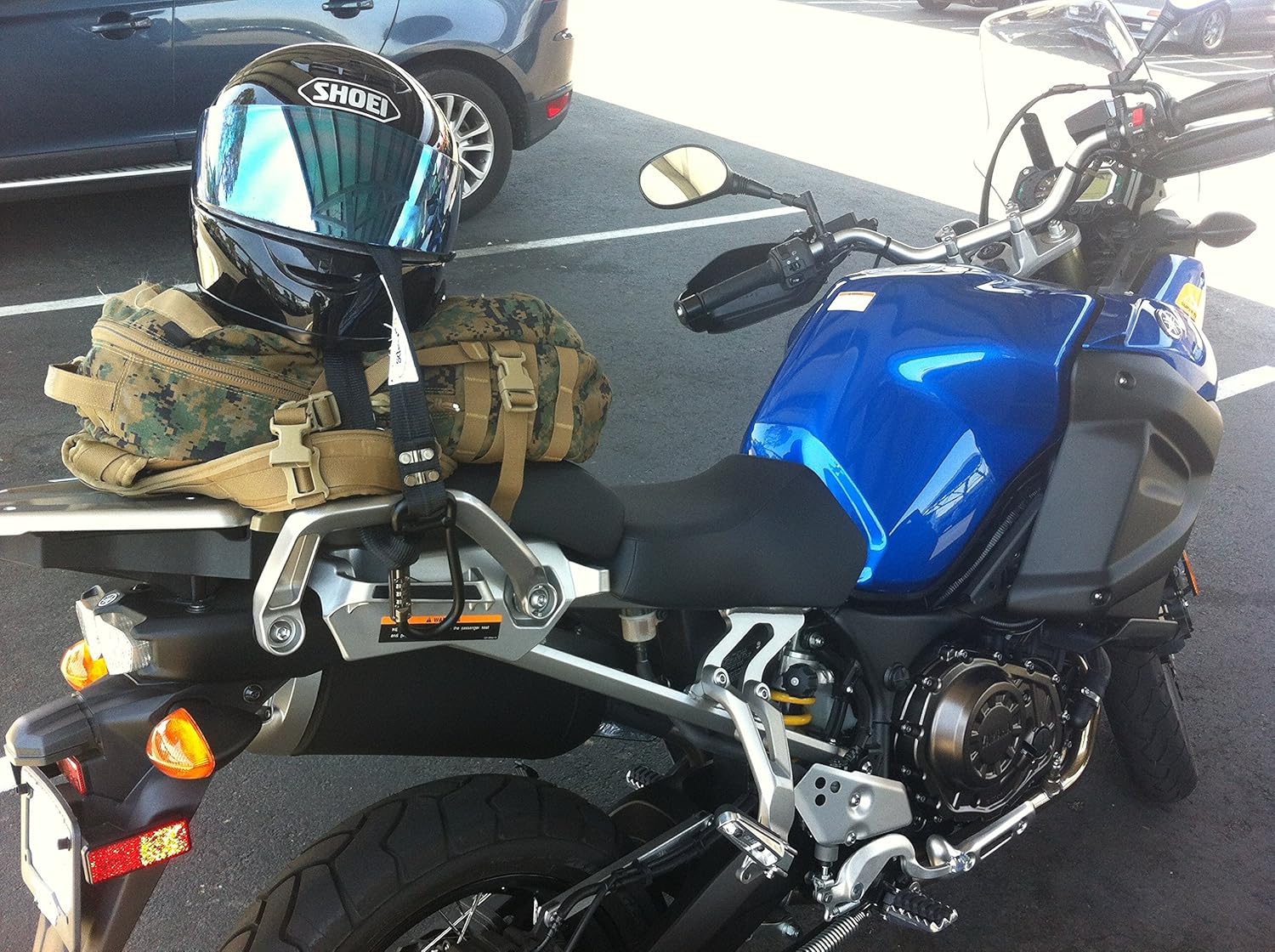 Motorcycle helmet lock strap Clearance