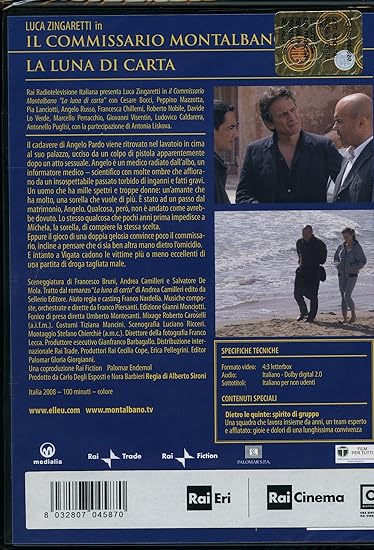 Amazoncom Il Commissario Montalbano La Luna Di Carta