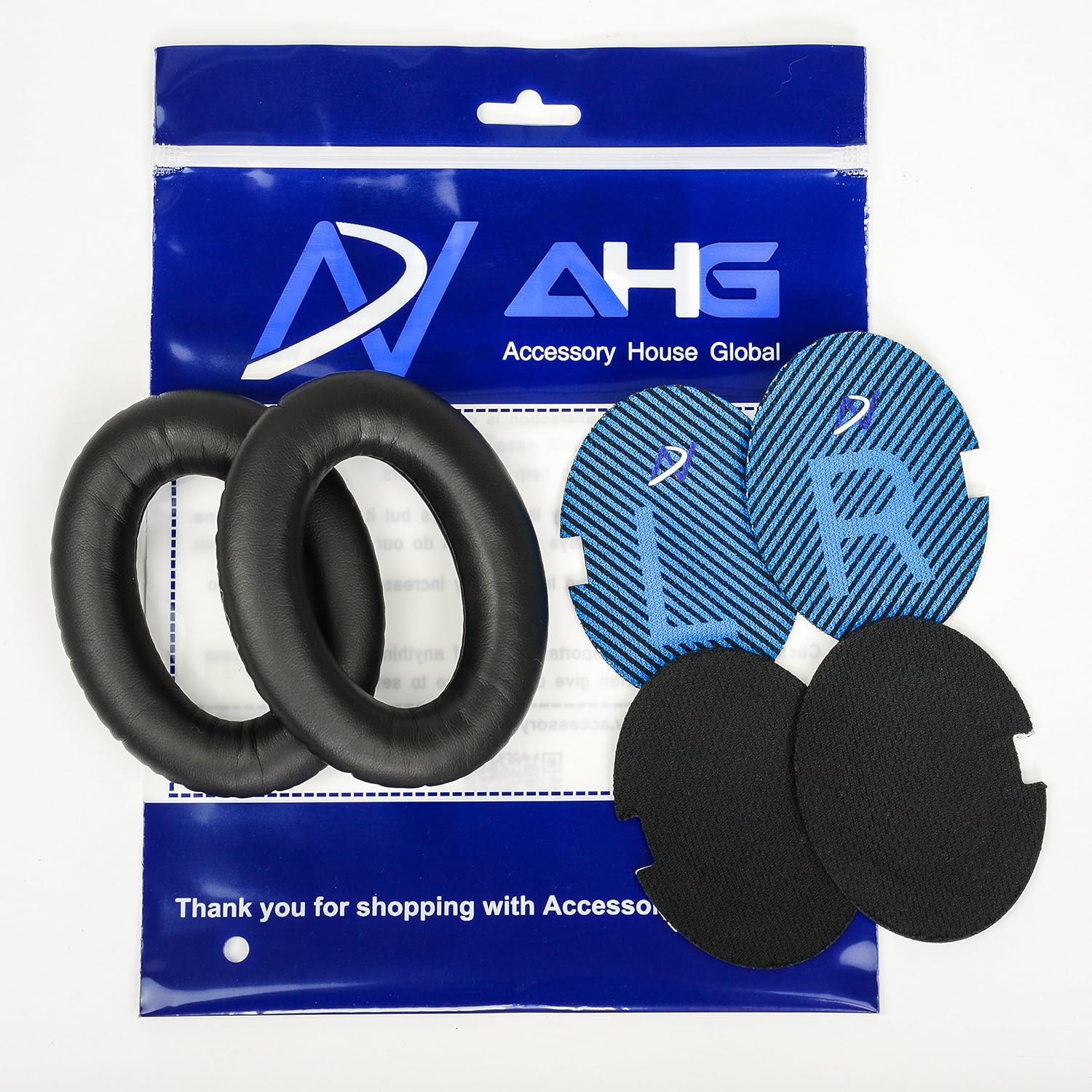 AHG Accessory House Global QC15 qc2 Ear Pad Replacement Cushion Compatible with Bose QuietComfort 15 and QuietComfort 2 Noise Cancelling Headphones (Black). Superior Comfort - Image 3