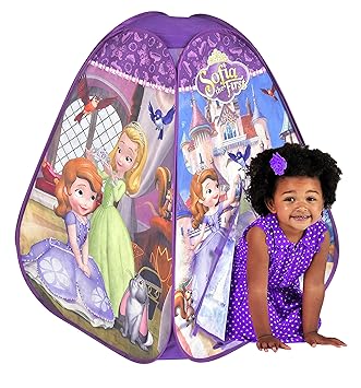 Frog Sofia 4 Panel Pop Up Play Tent, Multi Color
