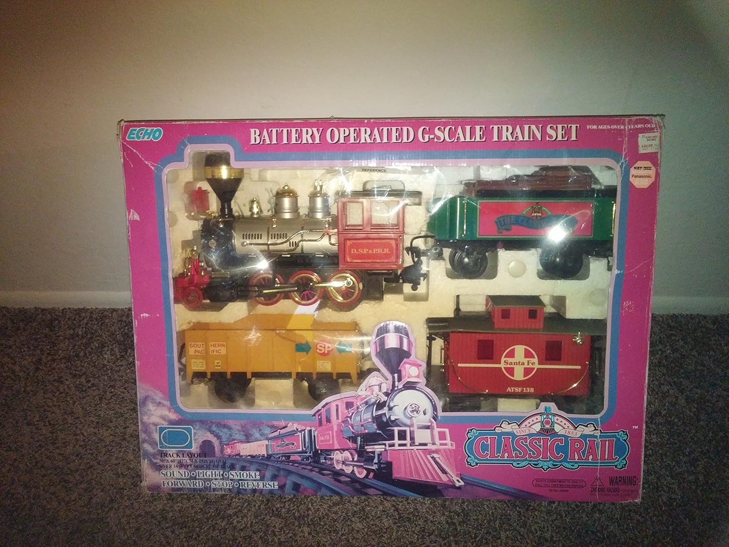 echo classic rail train set